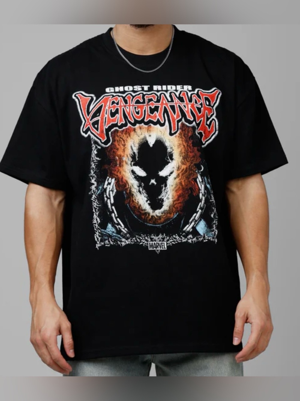 MARVEL X LOITER CLOTHING GHOST RIDER HEAVYWEIGHT
T-SHIRT LARGE